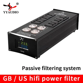 HIFI Napájací Filter YY-460 Napájanie Zásuvka na Ochranu pred Bleskom Audio power čistička, Napájací Kondicionér, Power Filter