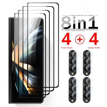 8To1 Fotoaparát Ochranné Sklo Na Samsung Galaxy Z Fold4 Fold3 Násobne 4 3 Sumsung ZFold 4 3 9D Zakrivené Sceen Chránič Film Kryt