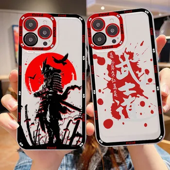 Samuraj, Ninja Telefón puzdro pre iPhone 11 12 13 Mini Pro Max 14 Pro Max Prípade shell