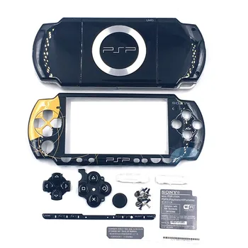 Obmedzené Plný Bývanie puzdro pre PSP 2000 PSP2000 Kompletný Konzoly Shell Tlačidlá + Nálepka