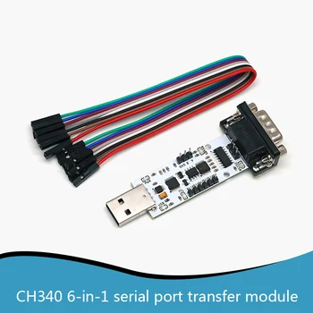 6 V 1 sériový port automatické konverzie modul USB na UART USB TTLRS232RS485 CH340
