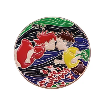 C1704 Japonské Anime Roztomilý Pin Zber Pevného Smalt Klopě Pin Odznak Oblečenie Batoh Dekorácie, Šperky, Doplnky Deti Darčeky