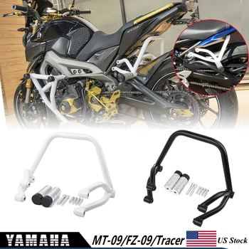 Motocykel Black Sub-cage Subcage Kúsok Zadných Cestujúcich Kolík pre Yamaha MT FZ 09 MT-09 Tracer FZ-09 MT09 FZ09 2013-2020