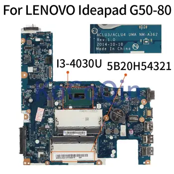 Pre LENOVO Ideaapad G50-70 G50-80 Z50-70 Z50-80 I3 CPU 15' Palcový Notebook Doske NM-A272 NM-A362 DDR3L Notebook Doske 0