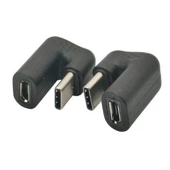 MICRO USB SAMICU TYPU C, USB 3.1 MUŽ ADAPTÉR 180 STUPŇOV USB-C ADAPTÉR A-035