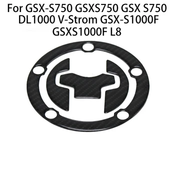 Na Suzuki GSX-S750 GSXS750 GSX S750 DL1000 V-Strom GSX-S1000F L8 3D Carbon Fiber Plynového Oleja objem Palivovej Nádrže Pad Chránič Odtlačkový 0