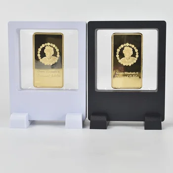 Gold bullion mince hot Kráľovná Alžbeta II mail mince s zobrazovanie prípade pamätnej mince zber darčekovej krabičke 0