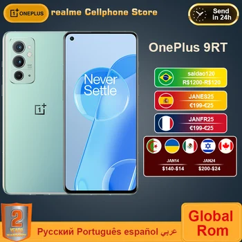 Globálne Rom OnePlus 9RT 9 RT 5G Mobilný Telefón Snapdagon 888 120Hz 6.62