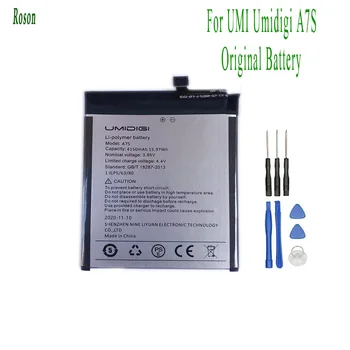 Roson pre UMI Umidigi A7S Batérie 4150mAh 100% Nové Náhradné Diely Telefón Príslušenstvo Akumulátory S Nástrojmi 0