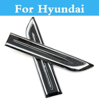 3D Nálepka Odznak Znak Blatník Strane Nôž Odtlačkový Upravené Na Hyundai Akcent Atos Aslan Avante Centennial Tuscani Verna