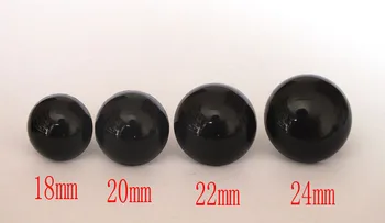 čierne plastové Bezpečnostné Oči Zmiešané Veľkosti Pre Amigurumi Hračky 18-24mm môžete vybrať