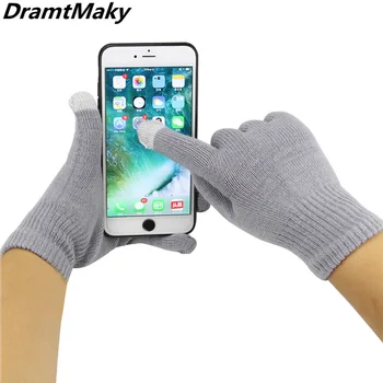 Dámske pánske rukavice pre dotykový displej zimné rukavice bavlna Teplejšie smartphony jazdy taktická žena rukavice prstové vojenské rukavice bez prstov