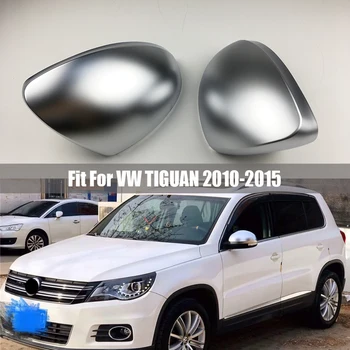 Spätné bočné zrkadlo pokrytie čiapky pre VW Tiguan Allspace L MK2 2010 2011 2016 Náhradný Pár Bočné Krídlo Zrkadlo Čiapky Kryt