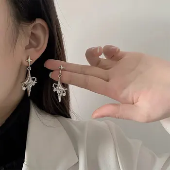 Cool Y2K Star Drop Náušnice Hot Girl Harajuku Tvorivé Planéty Crystal Pearl Hviezdy Earings kórejský Móda pre Ženy Punk Šperky