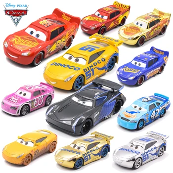 Disney Pixar Cars 3 Lightning McQueen Auto Údaje Mater Vozidla Jackson Búrka Ramirez 1:55 Diecast Kovové Zliatiny Model Hračky Darček