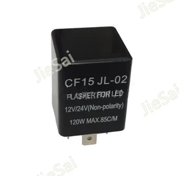 CF15 LED Flasher relé pre auto zapnite svetlo (č. pozitívne a negatívne rozdiel) 0