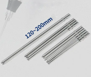 1Pcs 5mm Priemer Drieku Magnetický Phillips Skrutkovač Bitov pre 801 Elektronický Skrutkovač, Dĺžka 120/150/200/300mm, S2 Ocele
