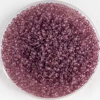 Veľkoobchod transparentná fialová 2 mm osiva korálky české krištáľové sklenené korálky pre HOBBY ručné materiálov