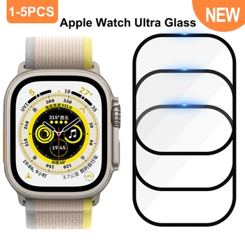Tvrdené Sklo pre Apple Hodinky Ultra 49 mm Vodotesné Tvrdeného Full Screen Protector Film Pre Iwatch Série 8 Pro 49 mm Smartwatch 0