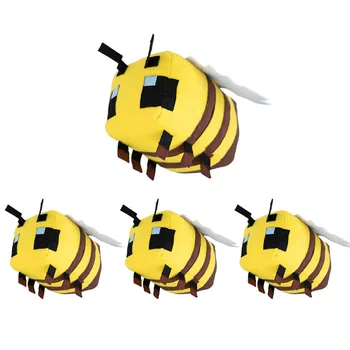 Mew Žltý Včelí Kawaii Plyšové Karikatúra Minecrafte Wasp Plnené Včiel Medonosných Plyšová Bábika Deti Narodeniny, Vianočné Darčeky