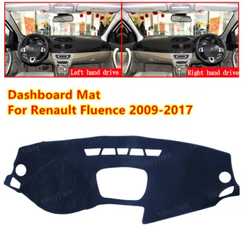 Pre Renault Pôsobeniu 2009-2017 Samsung SM3 Anti-slip Auto Panel Kryt Mat slnečník Pad Prístrojový Panel Koberce Príslušenstvo