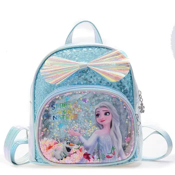 Dievčatá Disney mrazené elsa anna kreslených princezná Batohy deti kabelka, taška cez rameno darček