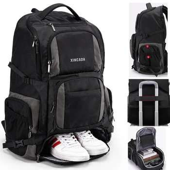 80L 50L Rozšíriteľná Mužov 17 Palcový Notebook Notebook Backpack Vonkajší Turistika Travel Pack Športové Lezenie Pack pre Mužov Ženy, Ženský