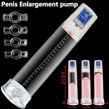 Elektrické Začiatočník Penis Čerpadlo, USB Nabíjateľné Automatické zväčšenie Penisu Vákuové Erekciu a Penis Extender Muž zväčšovacieho prístroja sexuálnu Hračku, 0