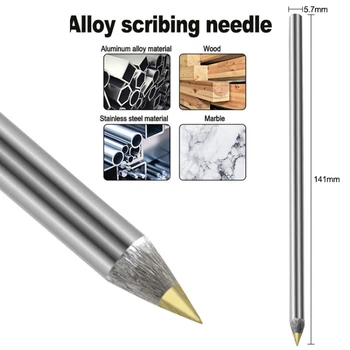 Budovanie ce tools Striebro označenie ihly ihly Označenie Ce pero Pevný kruhový ocele zliatiny tip označenie pero