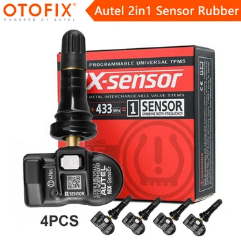 1/4/8KS Autel MX Senzor Gumy 433MHZ+315 MHZ 2in1Mx-Snímač v Pneumatikách TPMS Nástroj na Opravu Automobilov, Príslušenstvo Pre MaxiTPMS TS501 TS508