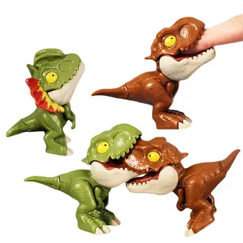 Deti Darčeky Interaktívne Ozdoby Hryzenie Rúk Dinosaura Prst Toy Model Tyrannosaurus