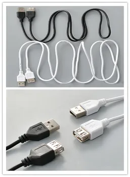 Hot Predaj 1,5 M Vysoká Rýchlosť Predĺženie USB Nabíjací Kábel, Kábel USB 2.0 A Samec Samica Predlžovací Kábel