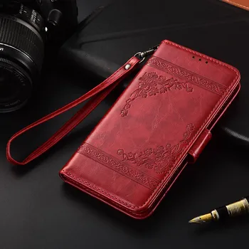Flip Kožené puzdro Pre LG X cam Fundas Vytlačené Kvet 100% Špeciálne peňaženku stáť prípade s Popruh 0