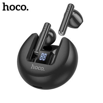 HOCO EW32 Bezdrôtový Strero Bluetooth 5.3 Slúchadlá Prenosné, Dotykové Ovládanie Hudby Šport TWS Slúchadlá LED Displej Nabíjania Batérie Box