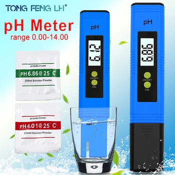 Prenosné LCD Digitálny PH Meter Pera Tester presnosťou 0.01 Akvárium bazénovej Vody Víno Moču automatická kalibrácia