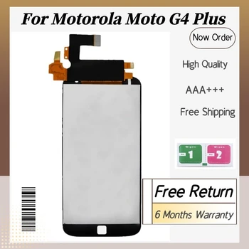 100% Pracujúcich s LCD Motorola Moto G4 Plus LCD Displej Dotykový Displej s Rámom Pre MOTO G4 Plus Xt1644 Xt1640 Xt1641 XT1625 LCD 0