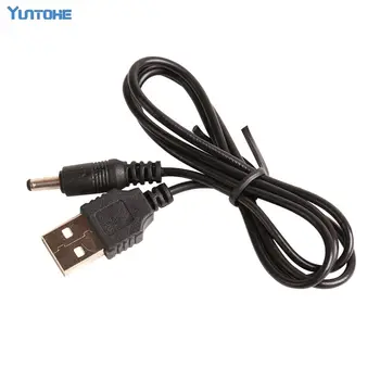 60 CM USB Nabíjací Kábel do DC 3.5 mm Konektor/Konektor Dc3.5 Napájací Kábel, Čierna DC3.5 mm 100ks/veľa 0