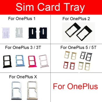 SIM Kartu, Držiak Flex Kábel Pre Oneplus 1+1 2 3 3T 5 5T X Čítačka Sim Kartu zásuvkové Adaptéry Nahradenie Opravy Dielov 0