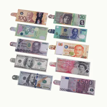 Nové kreatívne peniaze tlač peňaženky Pracky Mince Kabelku Skladovanie package Dolár libra euro, Rubeľ tvar Pracky Mince Puzdro