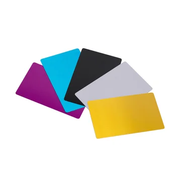 50PCS/VEĽA Obchodné Meno Kariet Multicolor Hliníkový Plech Prázdna Karta pre Laserové Značenie Stroj DIY Kancelárske potreby