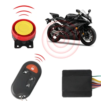 12V Motocykel Upozornenie Alarm Systém Kontroly Reproduktor Nastaviť Upozornenie Zabezpečenia Elektrický Bicykel ATV Jamy Dirt Bike Príslušenstvo Univerzálne 0