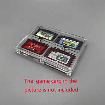 Vysoko kvalitné skladovací box Na GBA hra karty pole Magnetické pokrytie high transparentné akrylátové hra display box