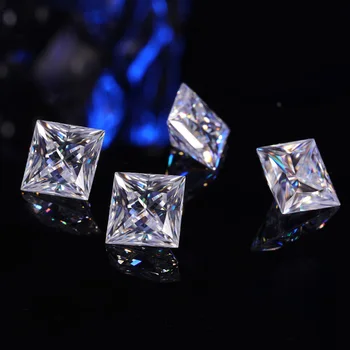 Skutočná Princezná Rez Moissanite Diamond 10ct Voľné Kamene Prejsť Diamond overený Test Drahé Kamene Infinity Moissanita Drahokamy 0