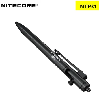 NITECORE NTP31 Volfrámu-oceľ Sklo Istič Tip Guľôčkové Pero Multifunkčné Bolt Action Taktické Pero Príslušenstvo Self-defense