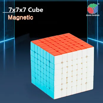 [Picube] Diansheng 7x7x7 Solárne Série Magnetické Magic Cube Stickerless Magnety Puzzle Rýchlosť Kocka Vzdelávacie Hračky Pre Deti,