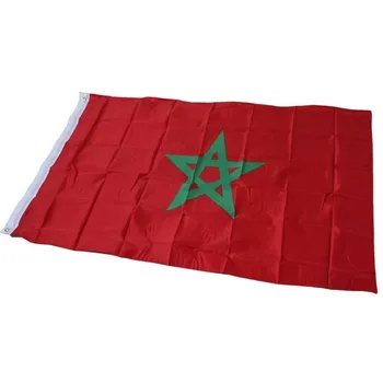 90 X 150 cm Marocký Vlajky Zástavy Visia štátne Vlajky Marocký Domáce Dekorácie Nástroj Polyester Lietania Vlajka Drop Shipping