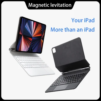 Magic Klávesnica Pre iPad Vzduchu 4 10.9 Prípade Magnetické 2018/2020/2021 iPad Pro 11 12.9 S Bezdrôtovú klávesnicu Bluetooth Kompatibilné