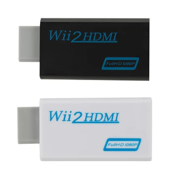 Full HD 1080P Pre Wii Na kompatibilný s HDMI Adaptér Converter, 3,5 mm Audio Pre PC HDTV Monitor Pre Wii2 kompatibilný s HDMI Konvertor