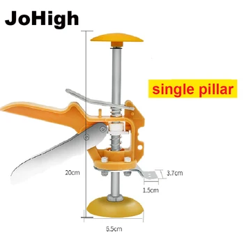 JoHigh 1 Kus Dlaždice Leveler Pomocný Nástroj Jeden Pilier Steny Dlaždice Výška Regulátor