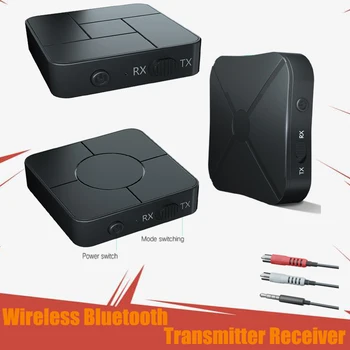 KN326 2 V 1, Bluetooth 5.0 Audio Vysielač, Prijímač, Adaptér Bezdrôtovej siete s 3,5 mm AUX Jack RCA Pre Reproduktor Headset TV do Auta